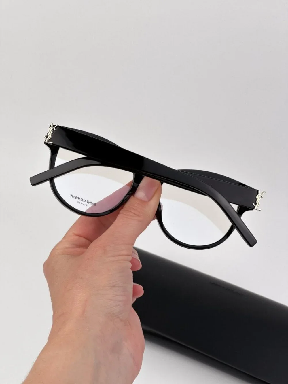 Saint Laurent Women’s Eyeglasses Black Cat Eye SLM108 002 NEW AUTHENTIC